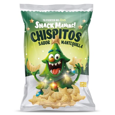 Chispitos sabor mantequilla Snack Maniac de Dia bolsa 100 g-0 Chispitos sabor mantequilla Snack Maniac de Dia bolsa 100 g-0