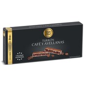 Turrón praliné de chocolate con leche con café y avellanas Dulce Noel Dia caja 150 g
