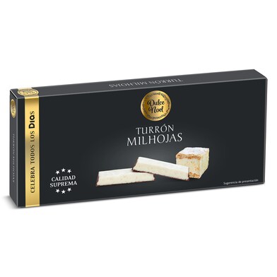 Turrón praliné de milhojas Dulce Noel Dia caja 150 g-0