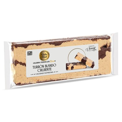 Turrón blando crujiente con chocolate Dulce Noel Dia estuche 150 g-0