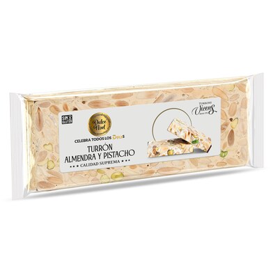 Turrón de almendra con pistacho Dulce Noel Dia estuche 150 g-0