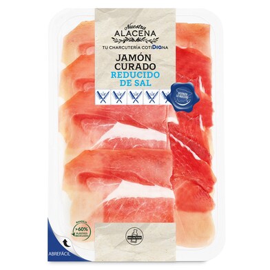 Jamón curado reducido de sal Nuestra Alacena de Dia sobre 80 g-0 Jamón curado reducido de sal Nuestra Alacena de Dia sobre 80 g-0