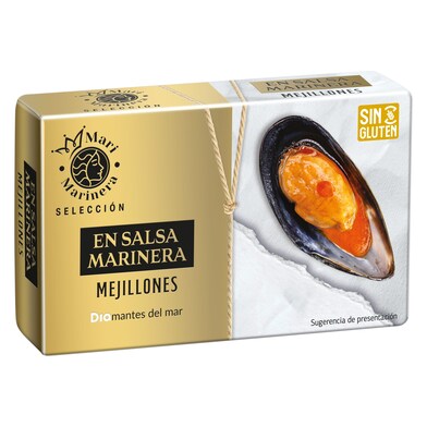 Mejillones en salsa marinera Mari Marinera de Dia lata 65 g-0