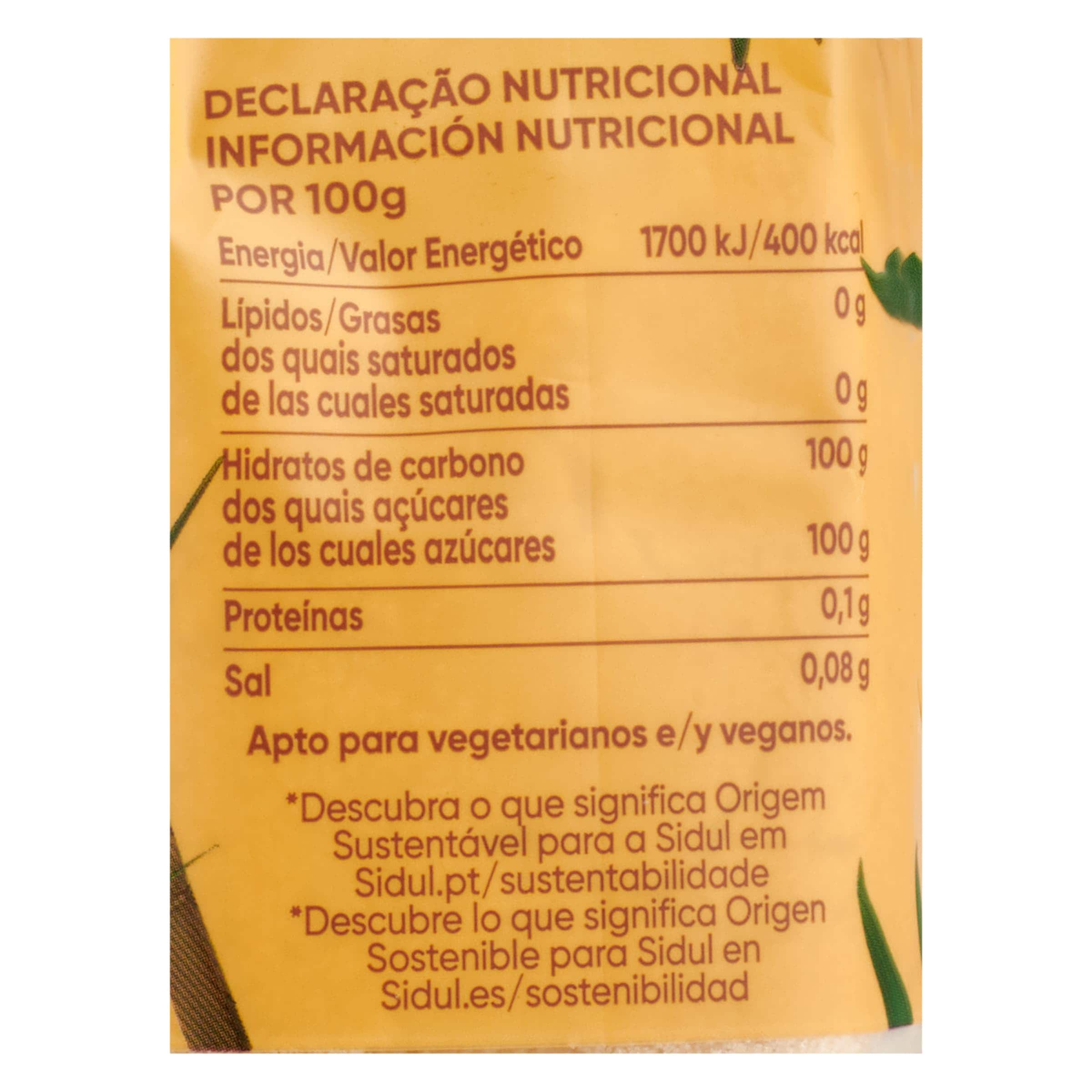 Azúcar amarillo Sidul 500 g
