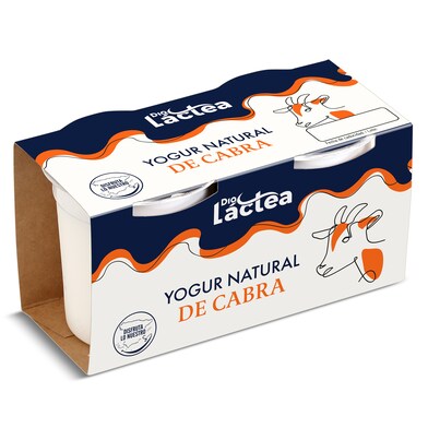 Yogur natural de cabra Dia Láctea pack 2 x 125 g-0