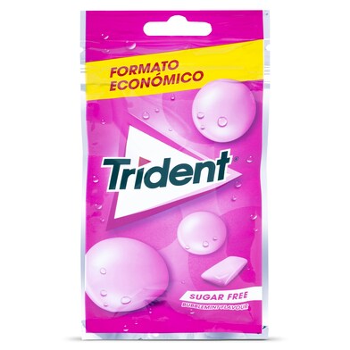 Chicles sabor bubblemint sin azúcar Trident bolsa 24 unidades-0 Chicles sabor bubblemint sin azúcar Trident bolsa 24 unidades-0