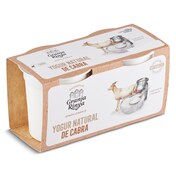 Yogur natural de cabra Granja Rinya pack 2 x 125 g