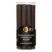 Barquillos cubiertos de chocolate negro Dulce Noel Dia caja 200 g
