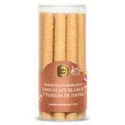 Barquillos cubiertos de chocolate y turrón Dulce Noel Dia caja 200 g