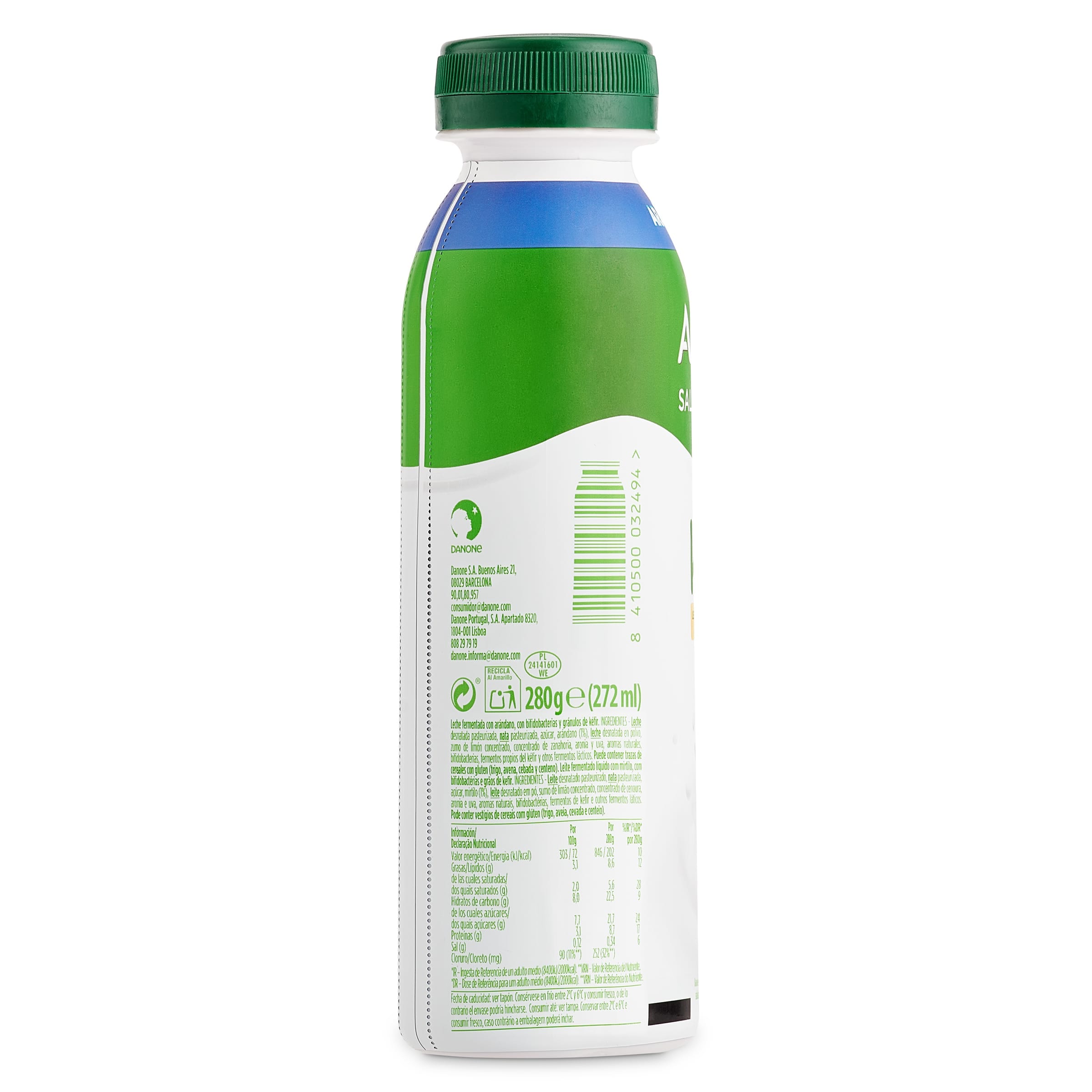 Kéfir sabor arándanos Activia 280 g