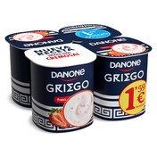 Yogur griego fresa Danone pack 4 x 110 g