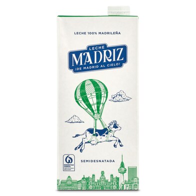 Leche semidesnatada Madriz brik 1 l-1 Leche semidesnatada Madriz brik 1 l-1