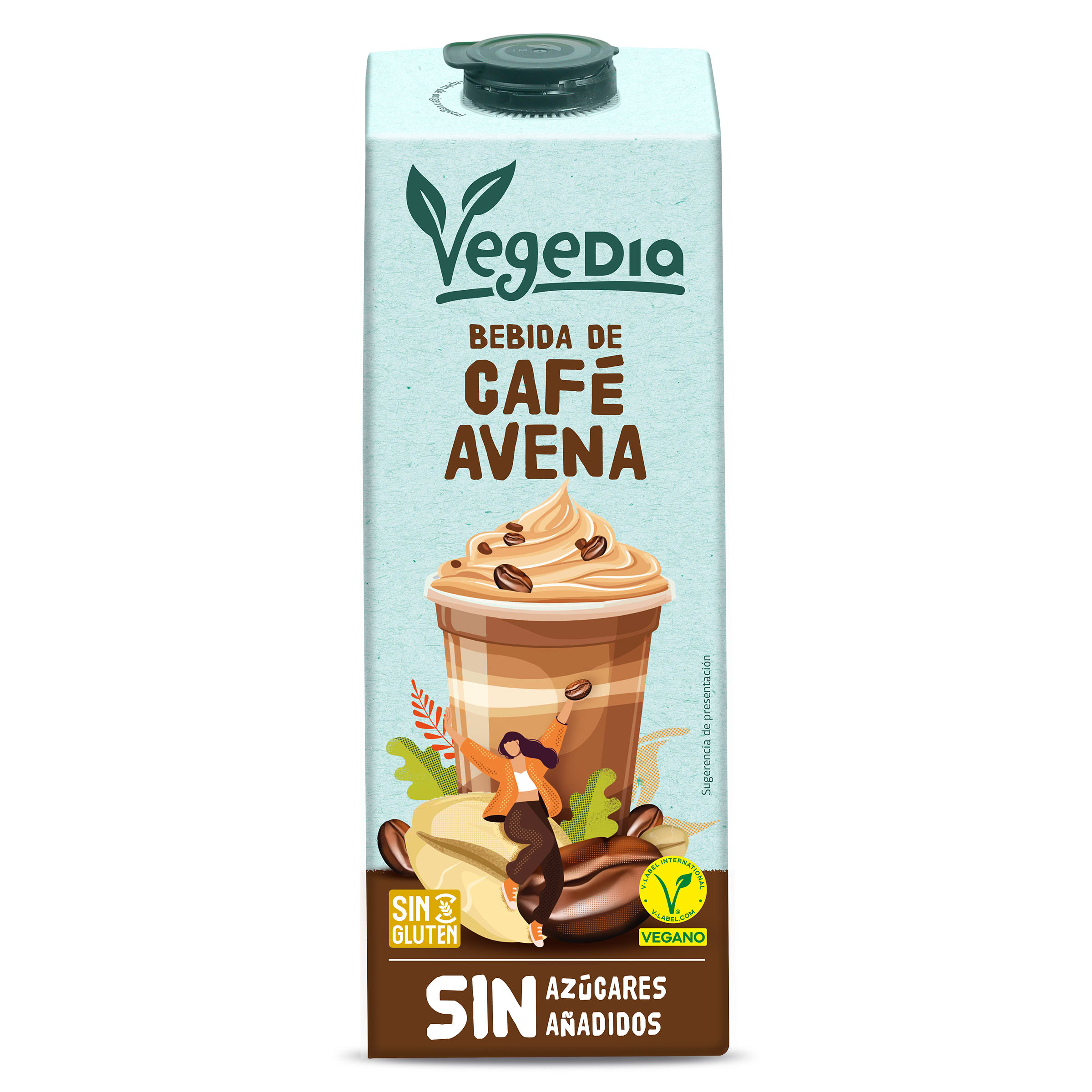 Bebida de avena con café Dia Vegedia 1 L