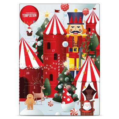 Calendario de adviento chocolate con leche Temptation de Dia caja 75 g-0