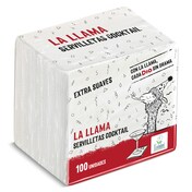 Servilletas cocktail 2 capas La Llama Dia bolsa 100 unidades
