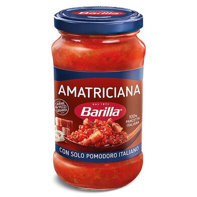 Salsa amatriciana Barilla frasco 300 g-0 Salsa amatriciana Barilla frasco 300 g-0