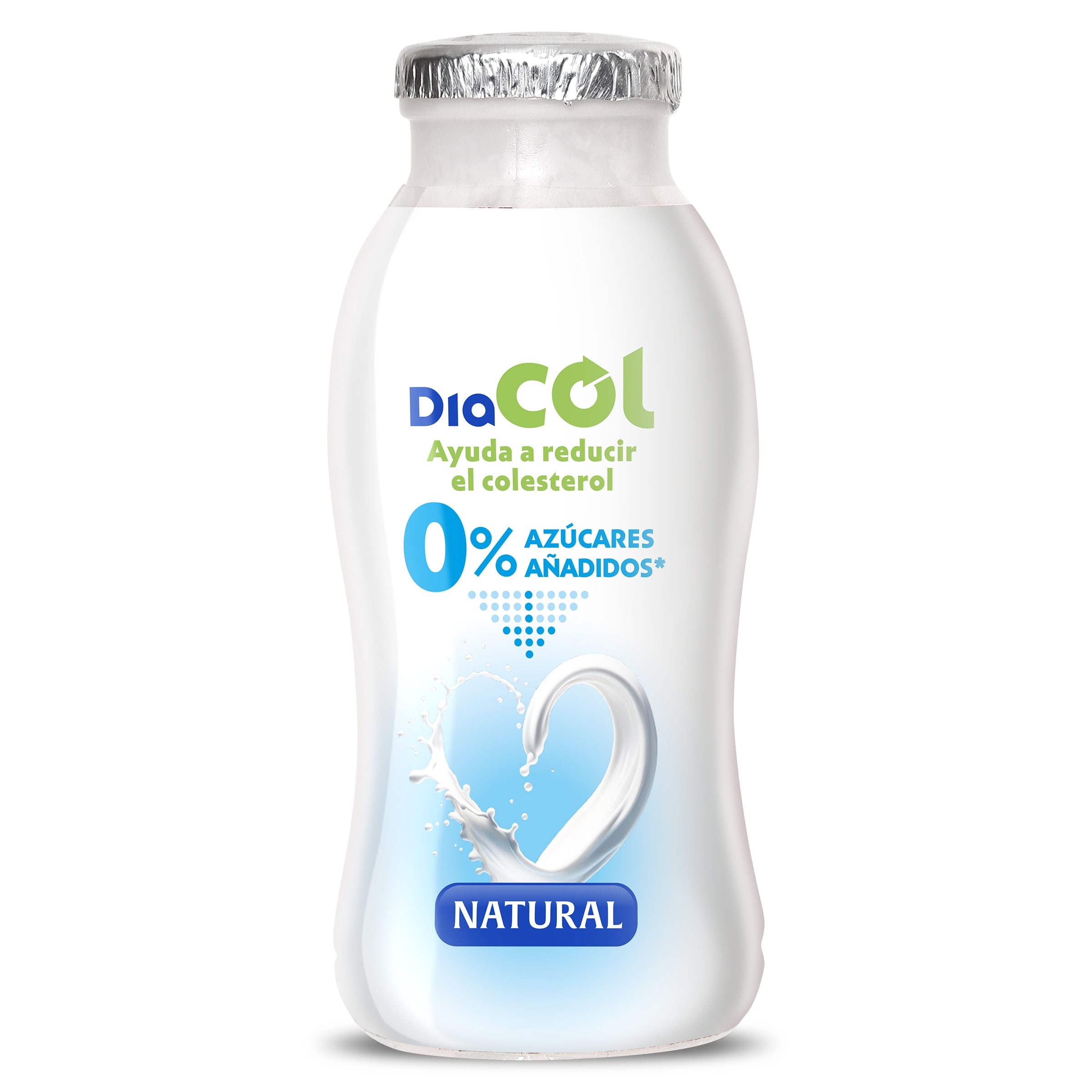 Bebida láctea natural 0% azúcares añadidos Diacol 6 x 100 g