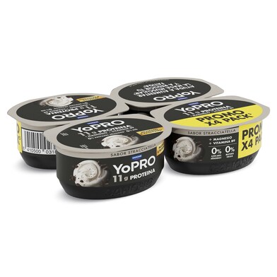 Postre sabor stracciatella alto en proteínas Yopro pack 4 x 120 g-0 Postre sabor stracciatella alto en proteínas Yopro pack 4 x 120 g-0