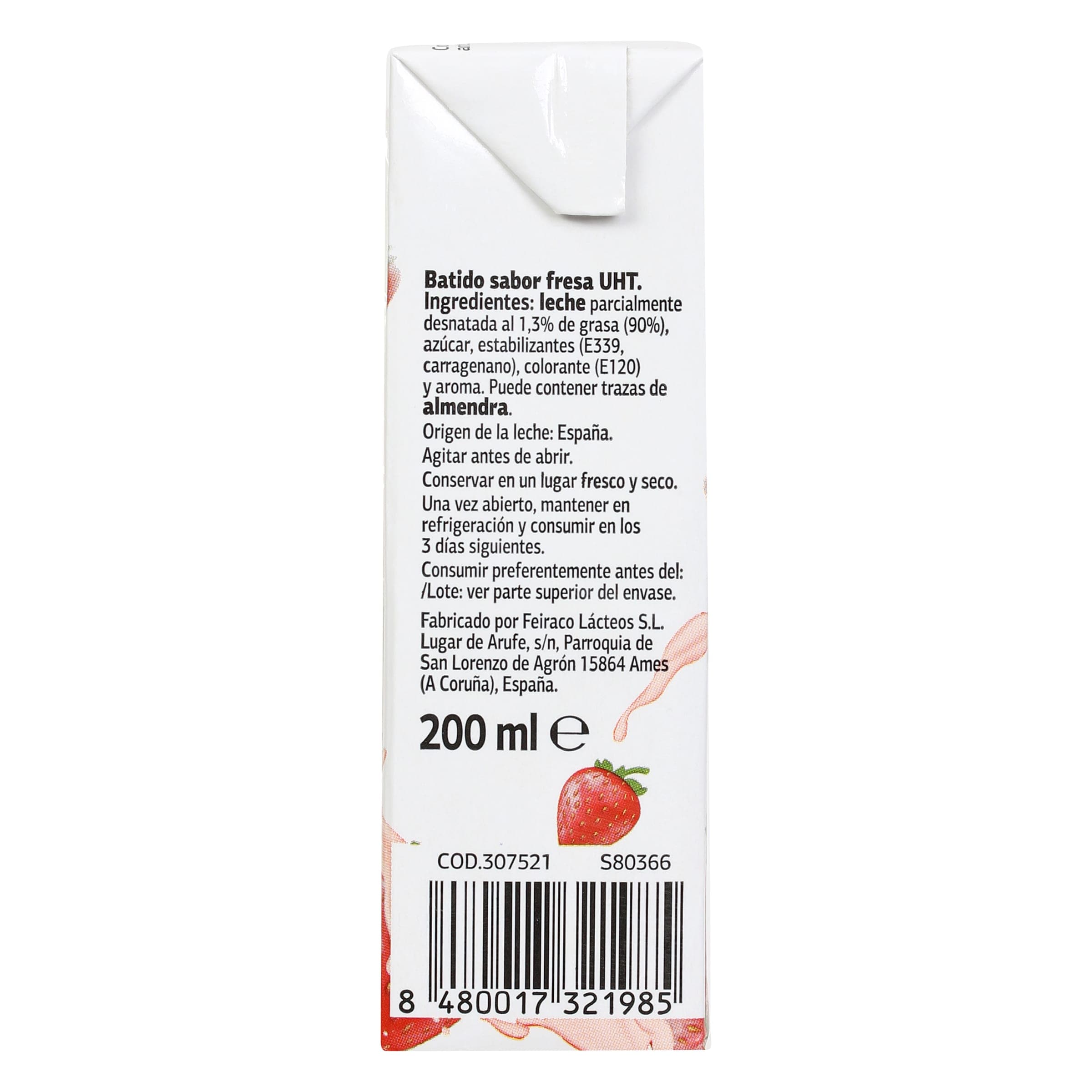 Batido de fresa Dia Láctea 3 x 200 ml