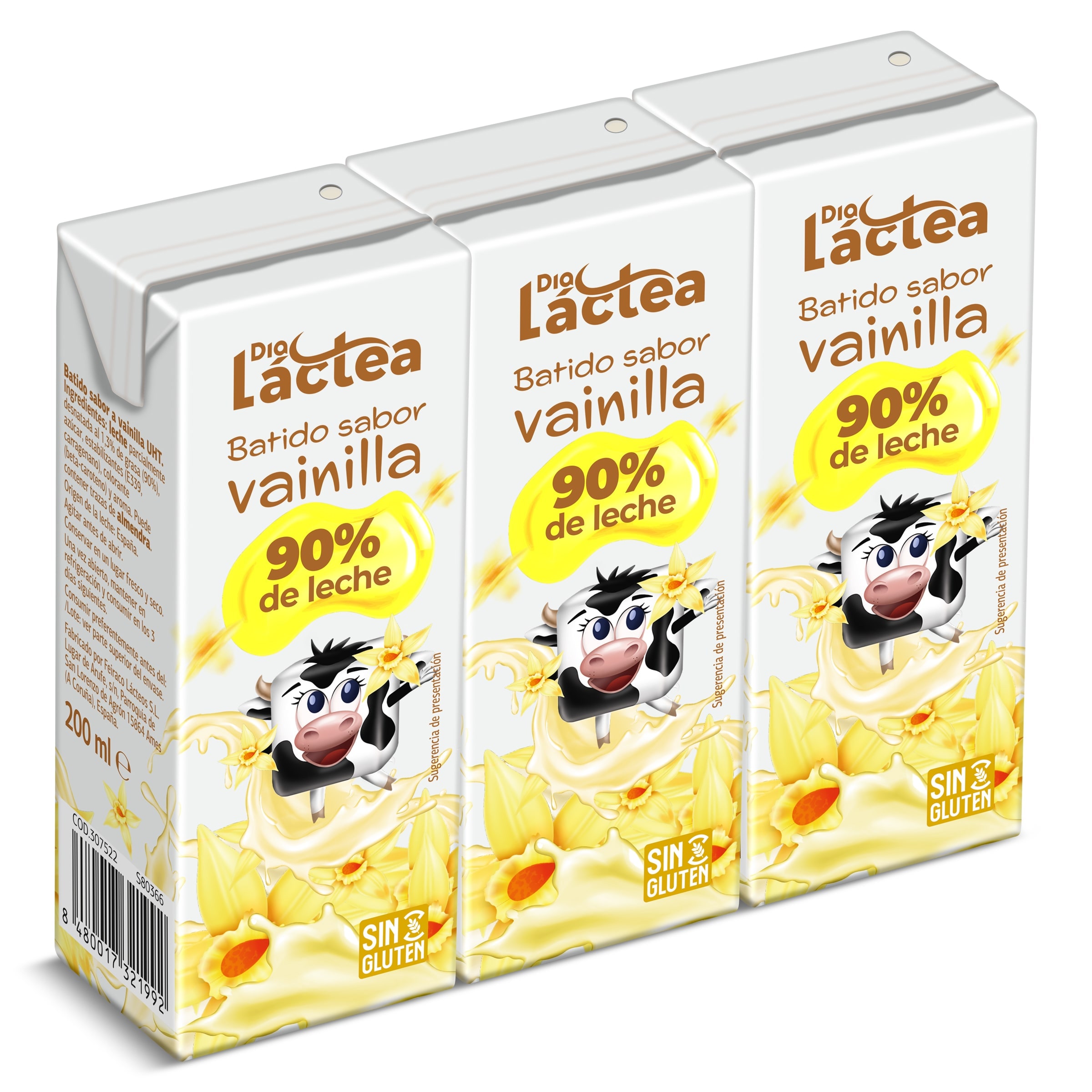 Batido de vainilla Dia Láctea 3 x 200 ml