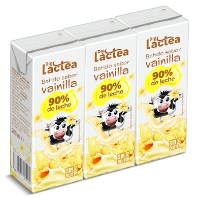 Batido de vainilla Dia Láctea 3 x 200 ml-0