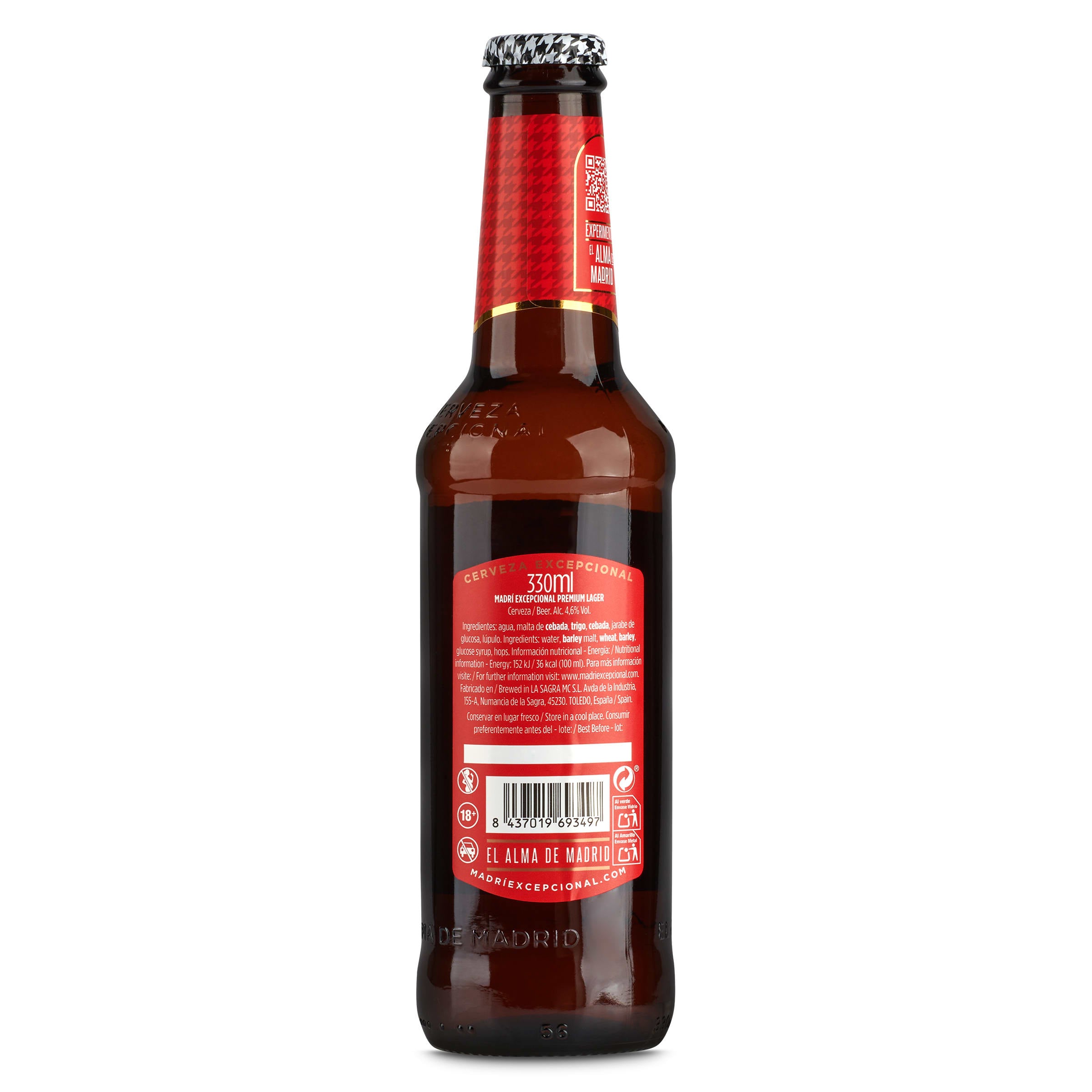 Cerveza excepcional Madri 33 cl