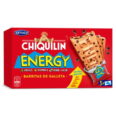 Galletas con chocolate energy Artiach Chiquilin caja 150 g-0