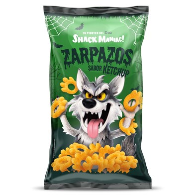 Zarpazos sabor ketchup Snack Maniac de Dia bolsa 80 g-0