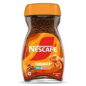 Café soluble sabor caramelo Nescafé frasco 95 g