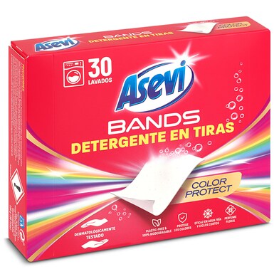 Detergente en tiras color protect Asevi caja 30 lavados-0 Detergente en tiras color protect Asevi caja 30 lavados-0