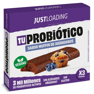 barritas energeticas sabor muffin de arandanos con probioticos 105 g