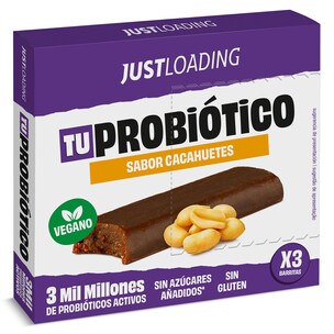 barritas energeticas sabor cacahuete con probioticos 105 g