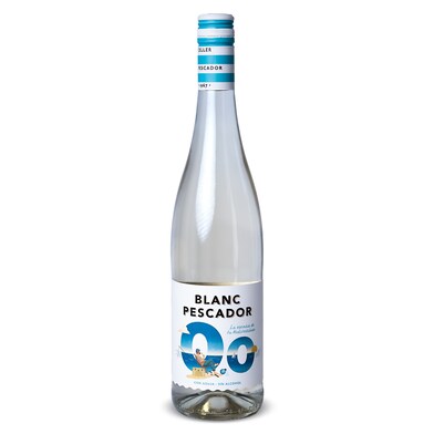 Vino blanco de aguja sin alcohol 0,0% Pescador botella 75 cl-0 Vino blanco de aguja sin alcohol 0,0% Pescador botella 75 cl-0