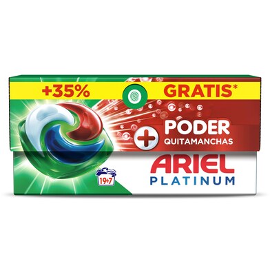 Detergente máquina cápsulas quitamanchas Ariel caja 26 lavados-0 Detergente máquina cápsulas quitamanchas Ariel caja 26 lavados-0
