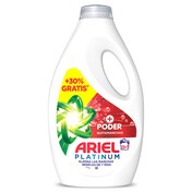 Detergente máquina líquido quitamanchas Ariel botella 30 lavados