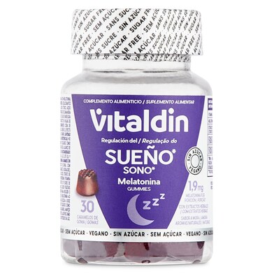 Gominolas de melatonina Vitaldin frasco 30 unidades-0 Gominolas de melatonina Vitaldin frasco 30 unidades-0