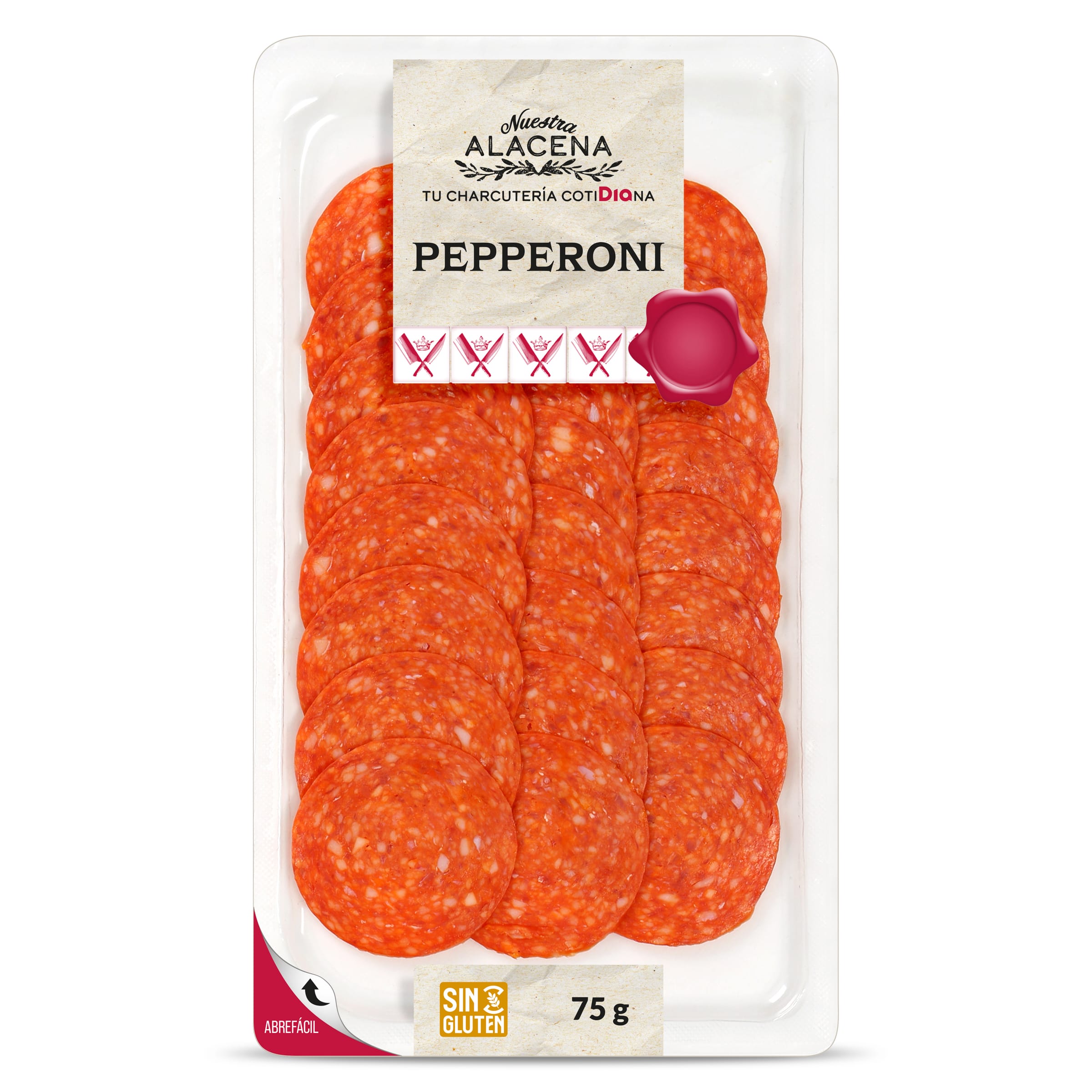 Imagen de Pepperoni Dia Nuestra Alacena sobre 75 g