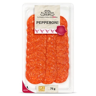 Pepperoni Dia Nuestra Alacena sobre 75 g-0