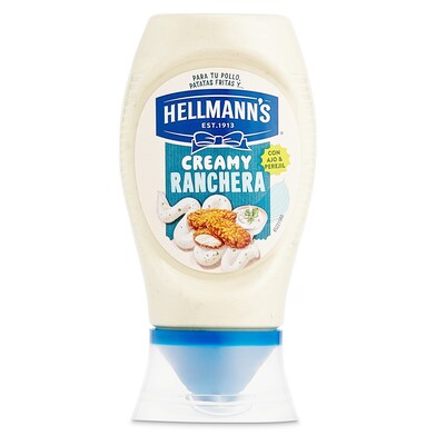 Salsa creamy ranchera Hellmanns bote 245 ml-0