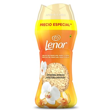 Perlas de perfume orquídea dorada Lenor botella 195 g-0 Perlas de perfume orquídea dorada Lenor botella 195 g-0
