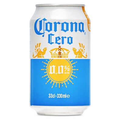 Cerveza 0,0% alcohol Corona lata 33 cl-0 Cerveza 0,0% alcohol Corona lata 33 cl-0