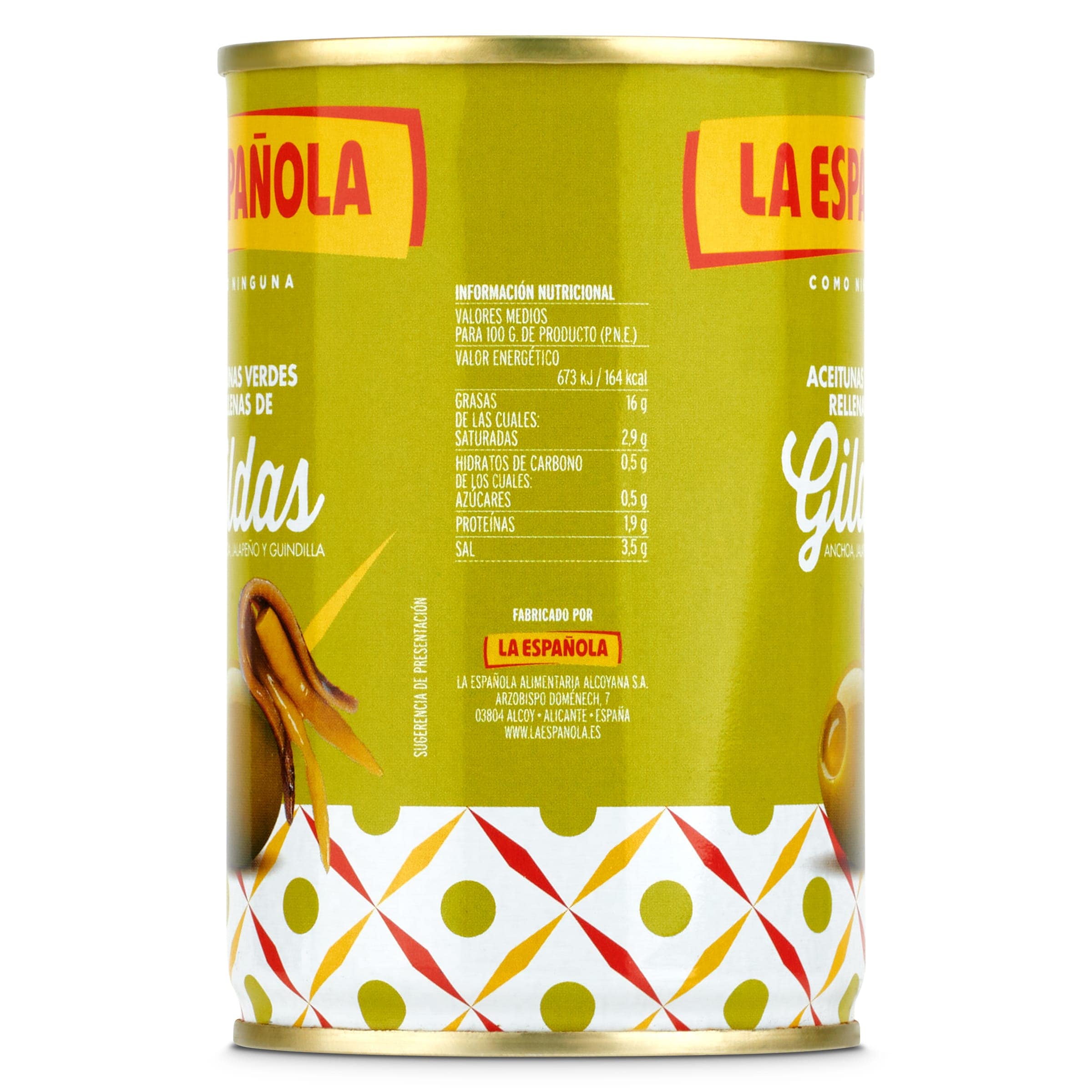 Aceitunas rellenas de gilda La española 130 g