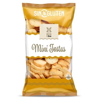 Mini tostas sin gluten El molino de Dia bolsa 100 g-0