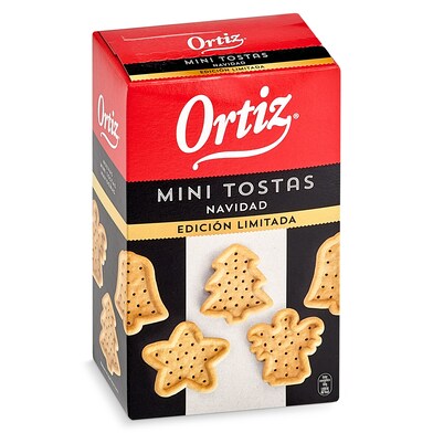 Mini tostadas Navidad Ortiz caja 80 g-0