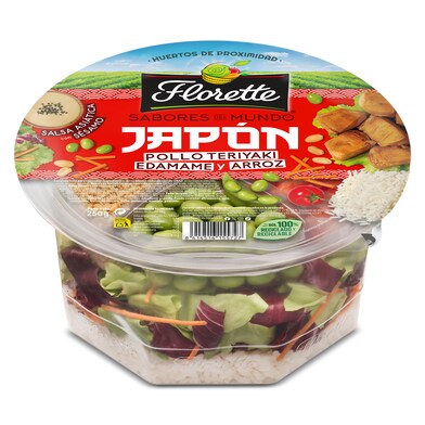 Ensalada completa Japón Florette bandeja 250 g-0 Ensalada completa Japón Florette bandeja 250 g-0
