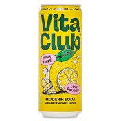 Refresco de jengibre y limón Vitaclub lata 33 cl