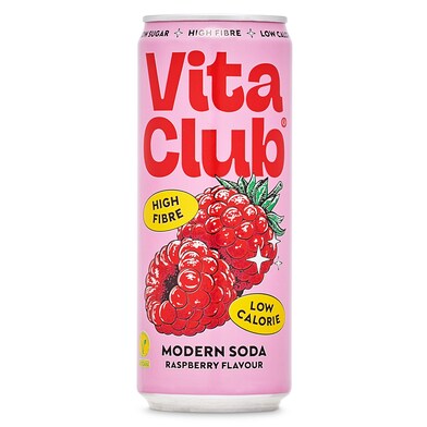 Refresco de frambuesa Vitaclub lata 33 cl-0 Refresco de frambuesa Vitaclub lata 33 cl-0