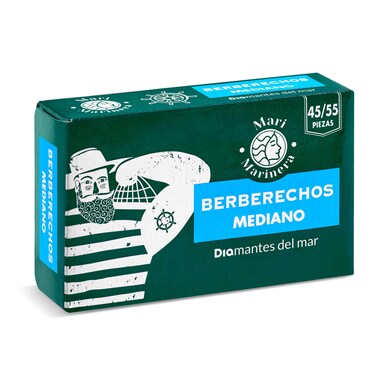 Berberechos al natural 45/55 piezas Mari Marinera de Dia lata 63 g-0