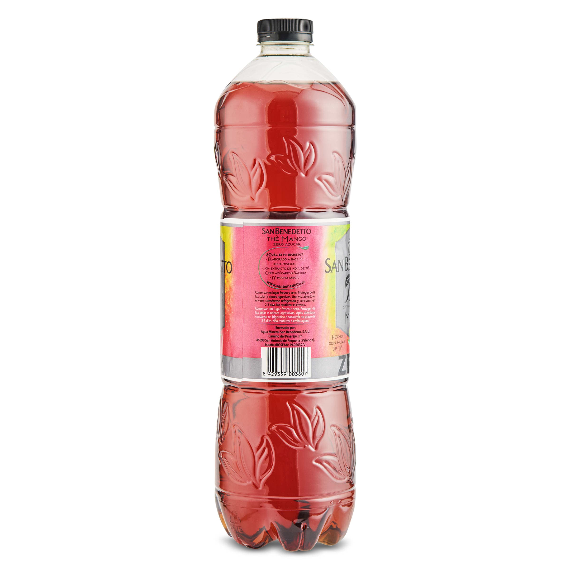Refresco de té con mango zero San Benedetto 1.5 L