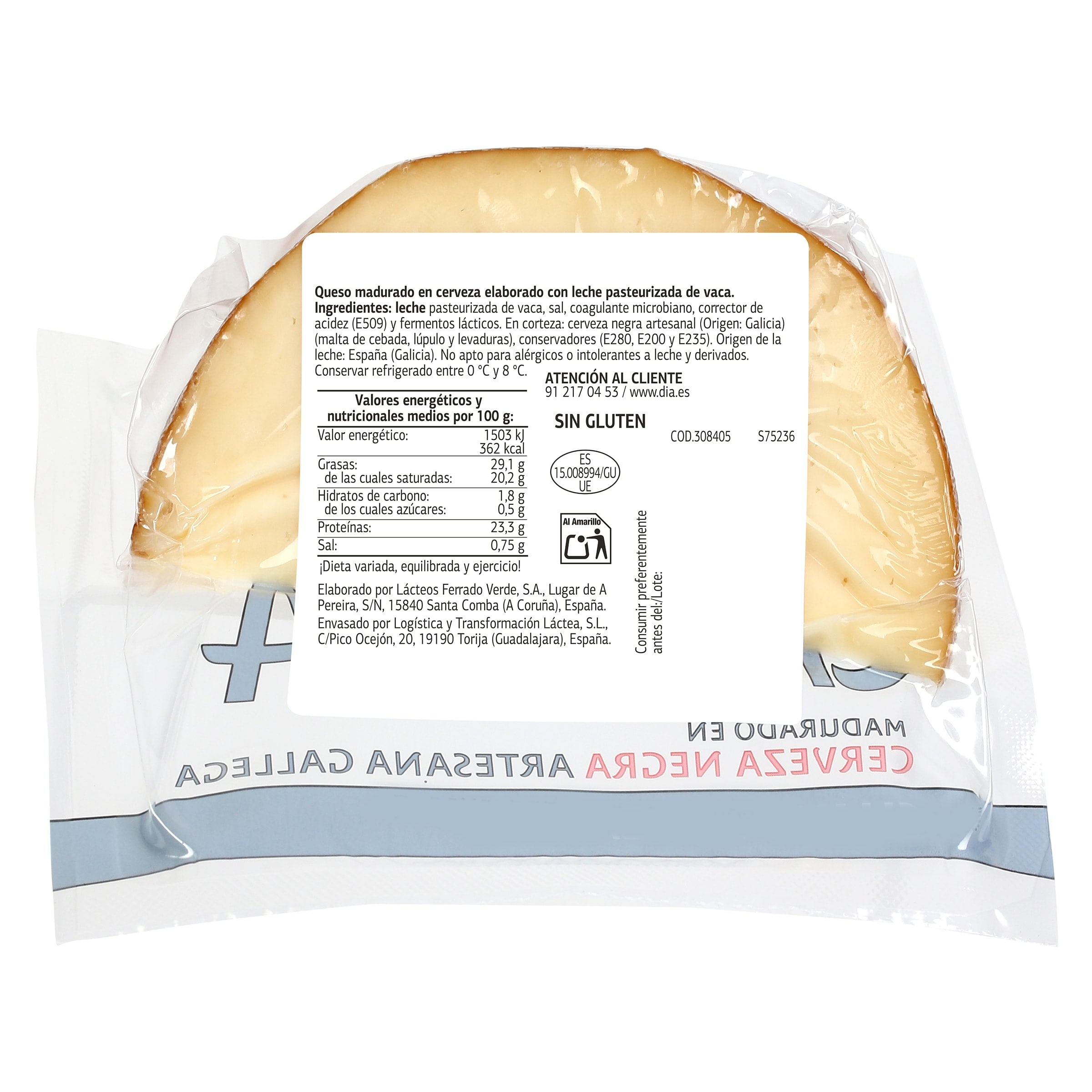 Queso de vaca Canalla Dia El Cencerro 200 g